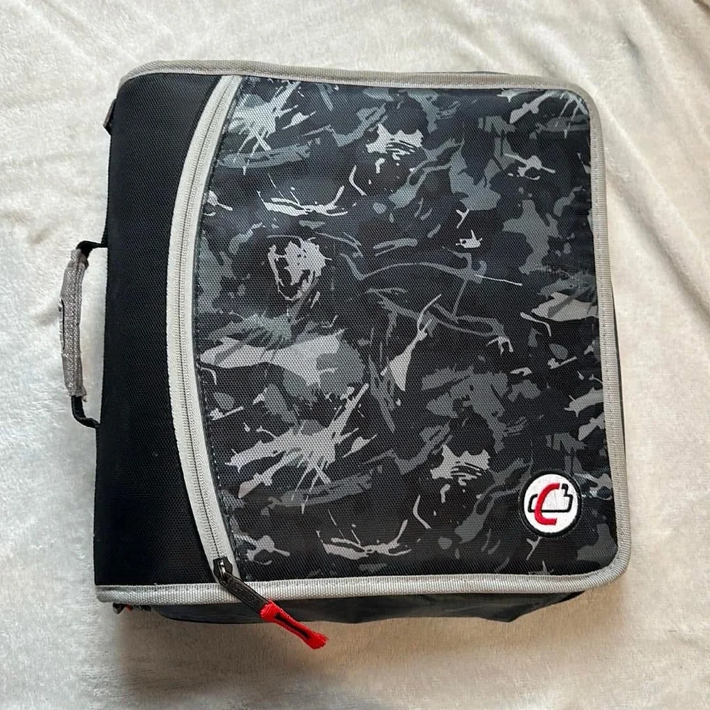Stylish Black and Gray Trapper Keeper. Create a bundle & save!
